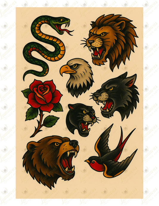 Symbols of Wild and Spirit - Animal Flash Vol. II